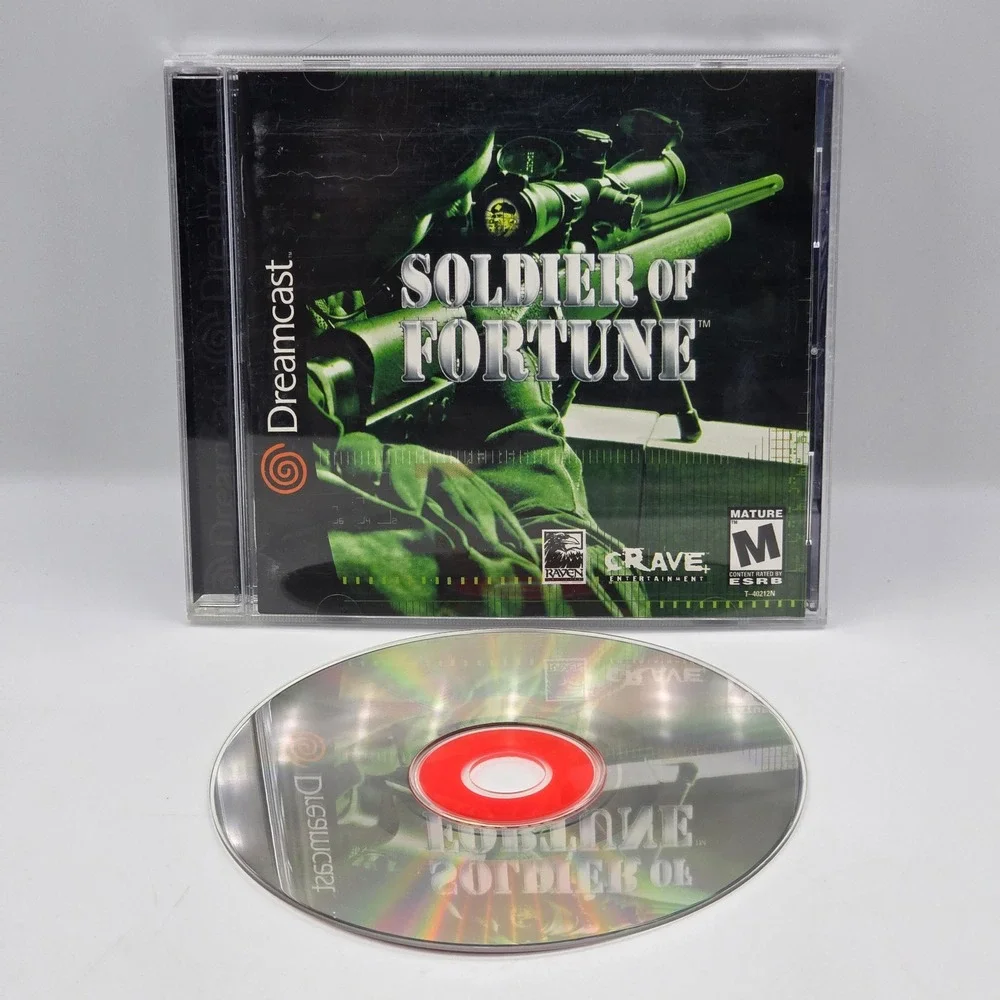 Sega Soldier of Fortune Dreamcast NTSC-U/C Red Disc FPS Tactical Shooter‎ Game